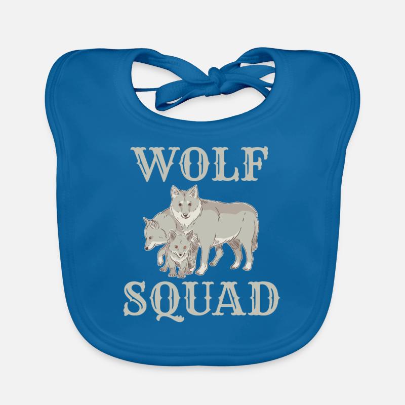 Wolf Geschenke Wolf Liebhaber Baby Bio-Lätzchen