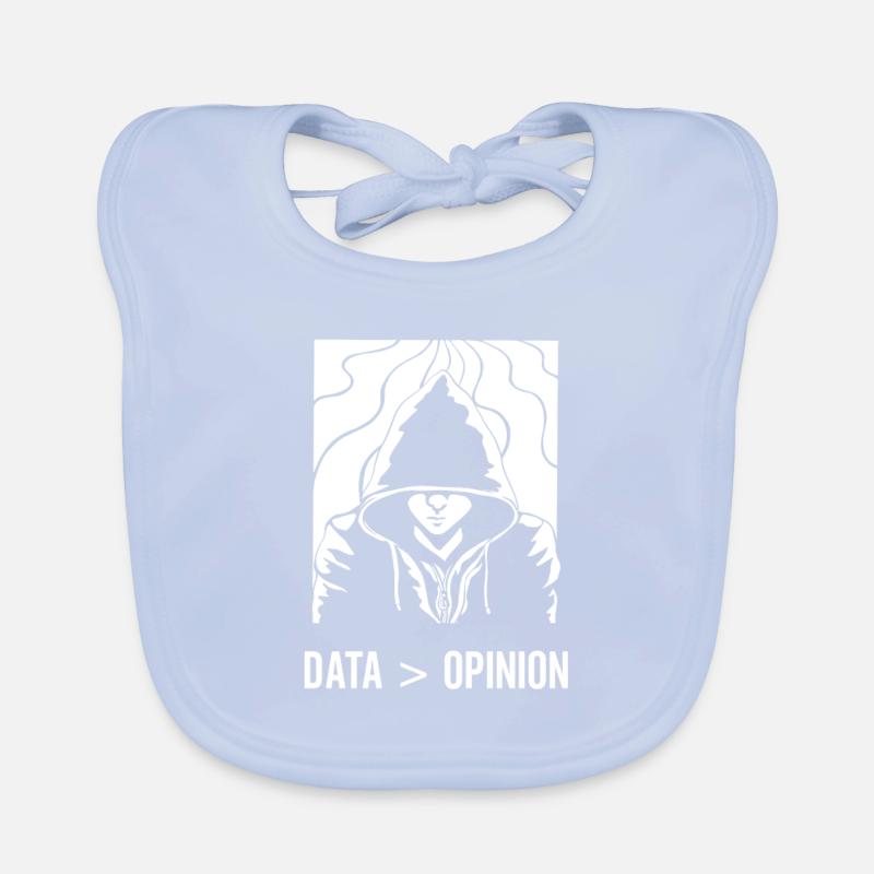 Data > Opinion Coding Code Coder Programmierer Baby Bio-Lätzchen