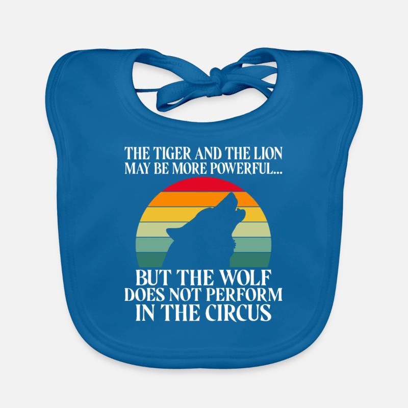 Wolf Gifts Wolf Lover Organic Baby Bibs