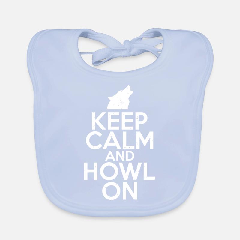 Wolf Geschenke Wolf Liebhaber Baby Bio-Lätzchen