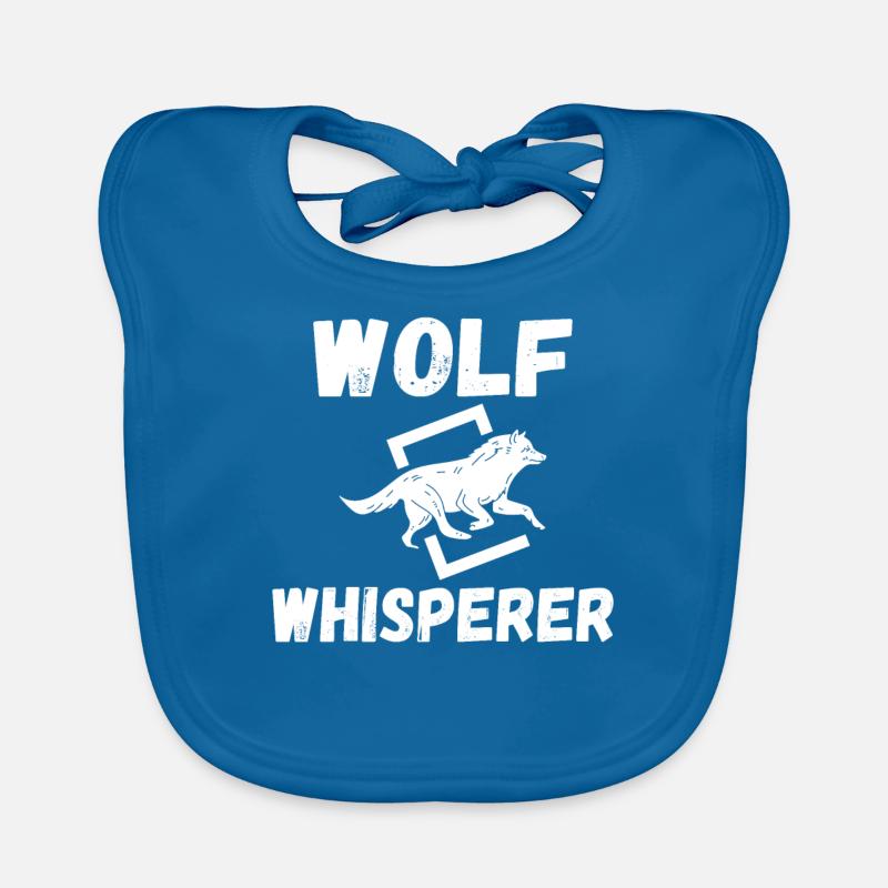 Wolf Gifts Wolf Lover Organic Baby Bibs