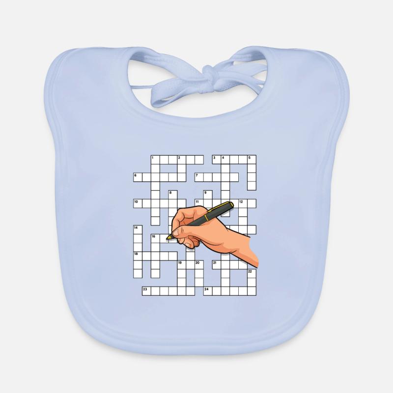 Solve crossword puzzles Organic Baby Bibs