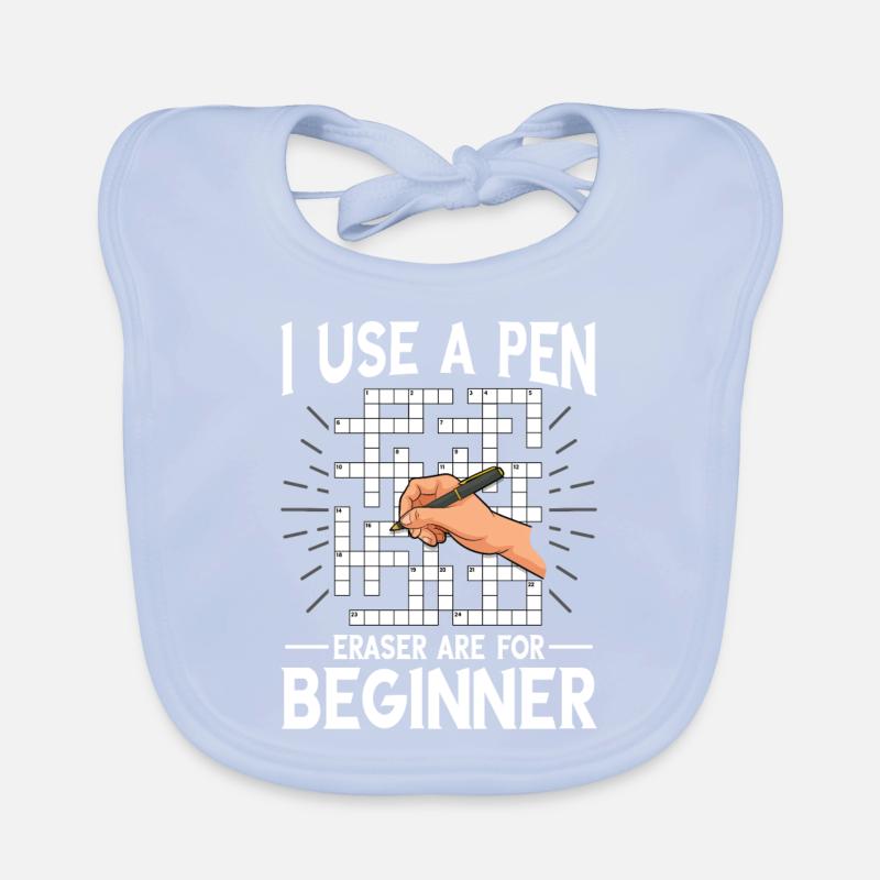 Solve crossword puzzles Organic Baby Bibs