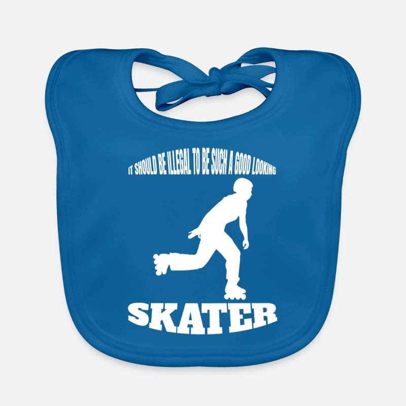 Roller Skating Inline Skater Gift Skating Inliner Bavoir bio Bébé