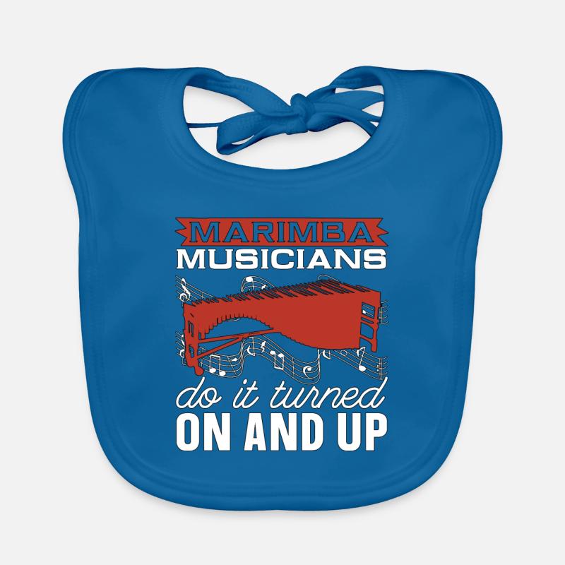 Marimba Musicians Do It Percussion Marimba Player Baby Bio-Lätzchen
