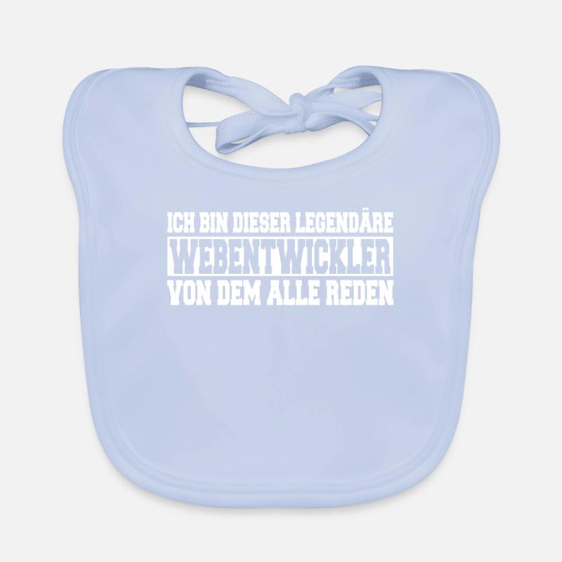 Herren Bin dieser legendäre Informatiker Spruch Baby Bio-Lätzchen