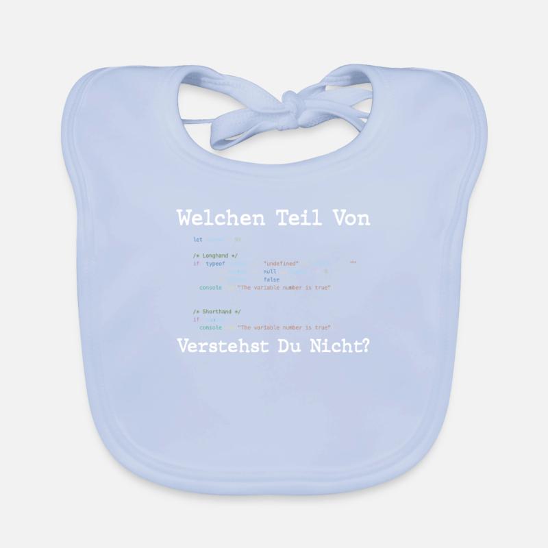 Welchen Teil Von Verstehst Du Nicht Programmierer Baby Bio-Lätzchen