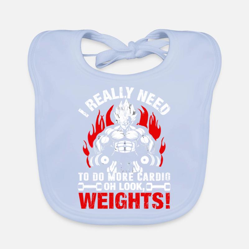 Plus de cardio Bavoir bio Bébé