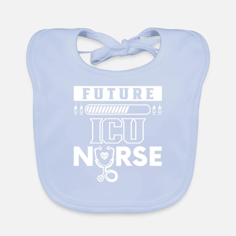 Future Intensive Care Nurse Training Organic Baby Bibs