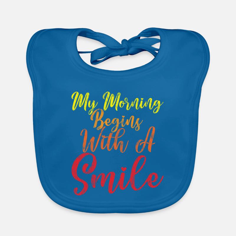 Ma matinée commence avec le sourire 3 Bavoir bio Bébé