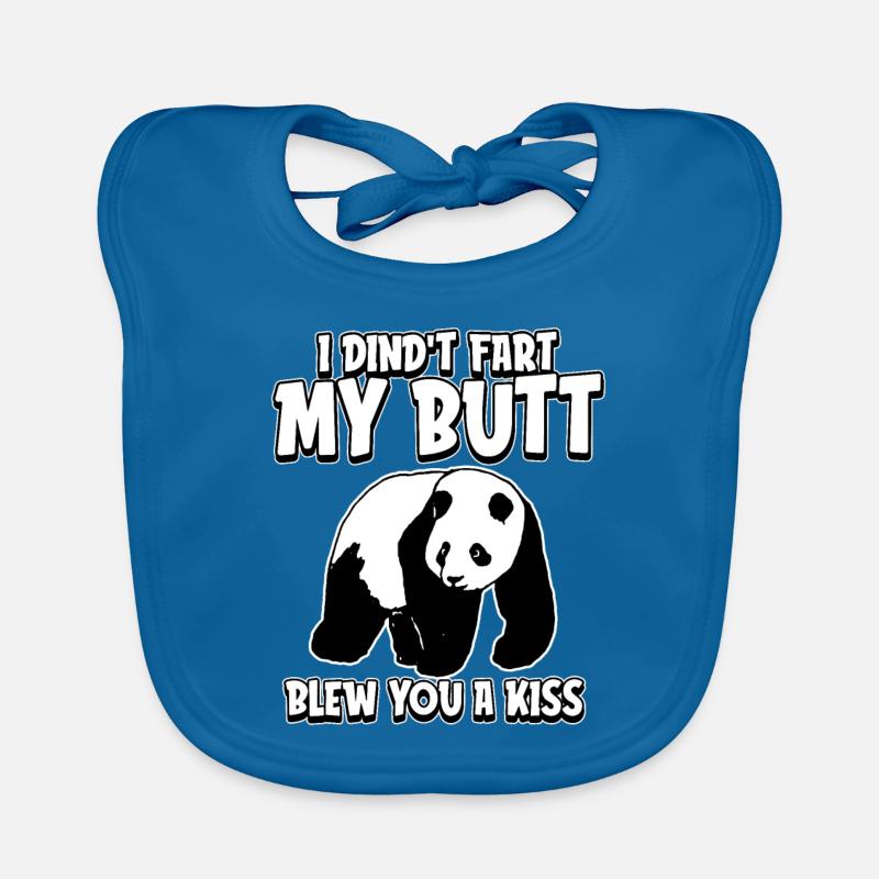 Panda panda géant Bavoir bio Bébé
