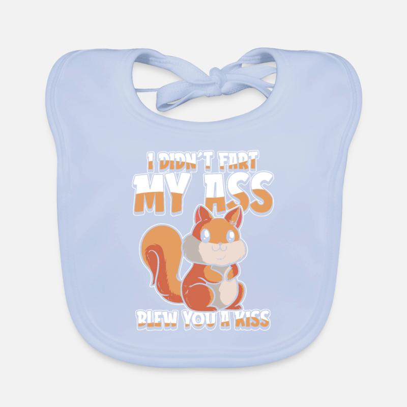 Écureuil Bavoir bio Bébé