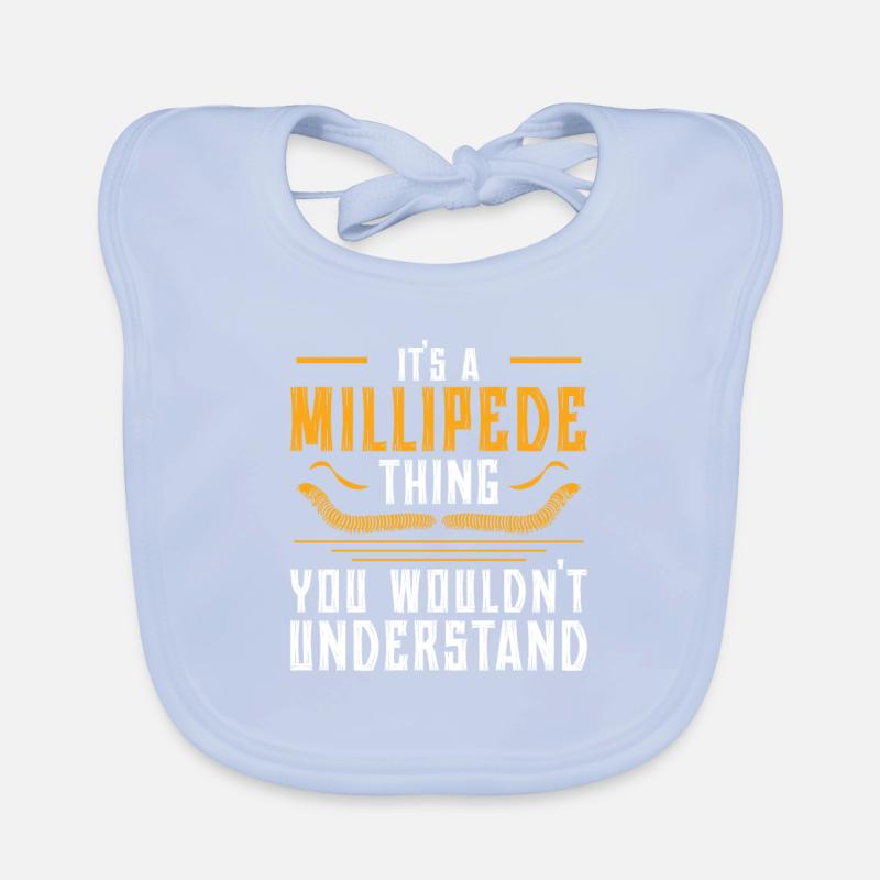 Funny, it's a centipede thing, Organic Baby Bibs