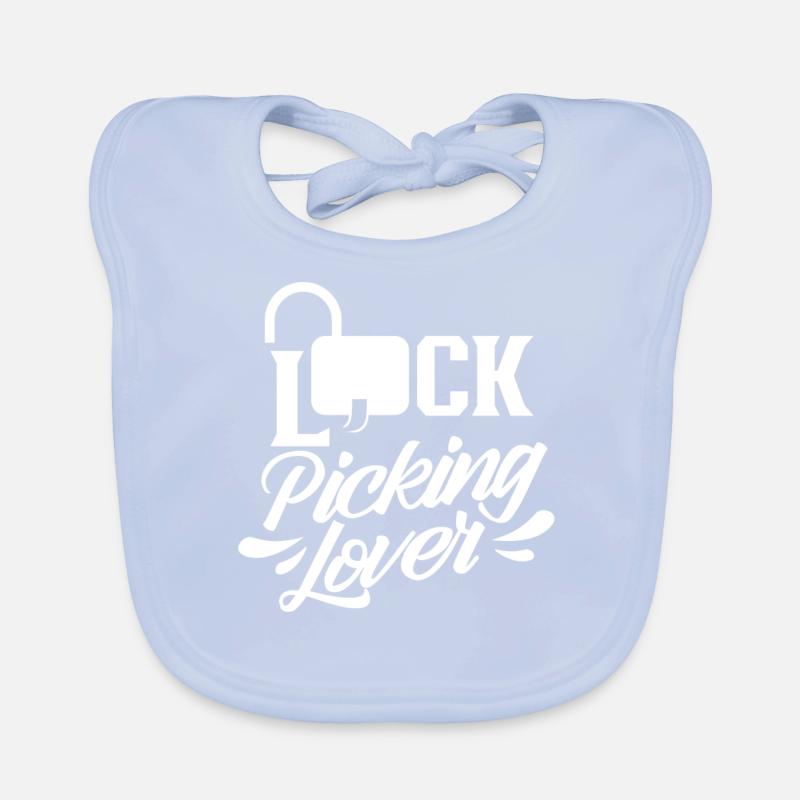 Lock Picking Lovers Cracking Lock Cracker Bavoir bio Bébé