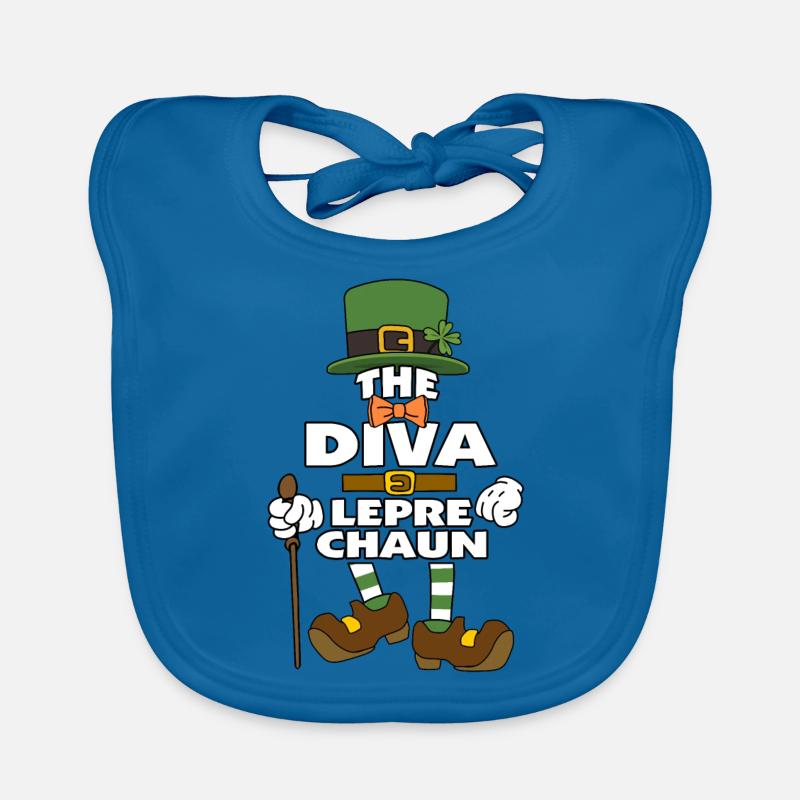 La Diva Leprechaun St Patrick’s Day Bavoir bio Bébé