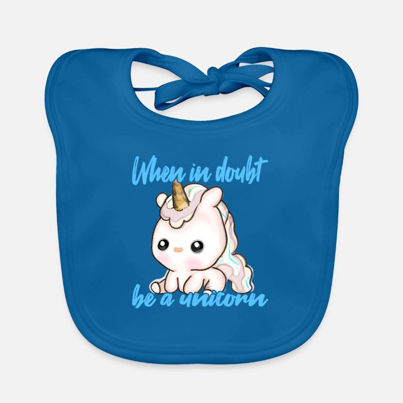 Sei immer ein Einhorn Baby Bio-Lätzchen