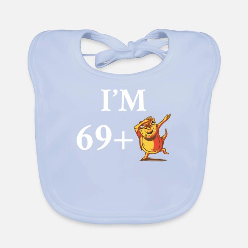 Eidechsenliebhaber Eidechse Geschenk Eidechse Besitzer Baby Bio-Lätzchen