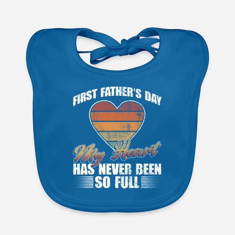 First Father's Day Dad First Time Dad Gift Organic Baby Bibs