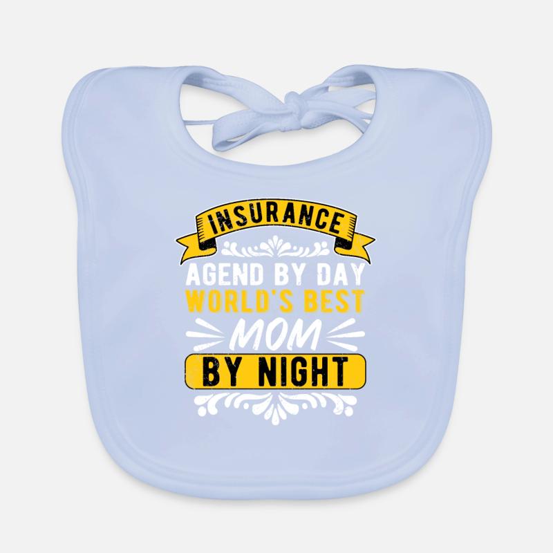 Mère commis d’assurance Bavoir bio Bébé