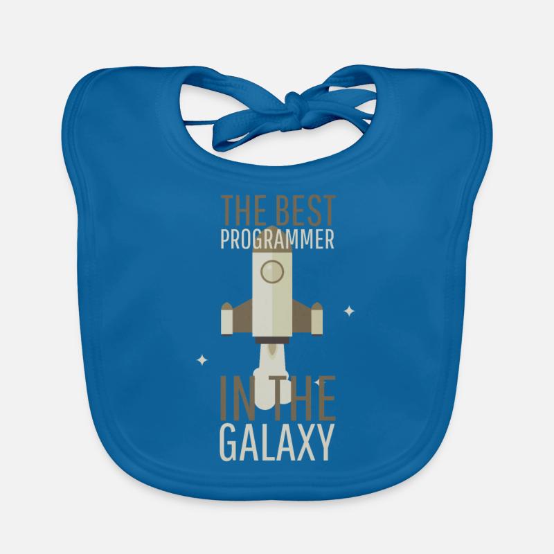 Programmer Humor Best Programmer in the Galaxy Organic Baby Bibs