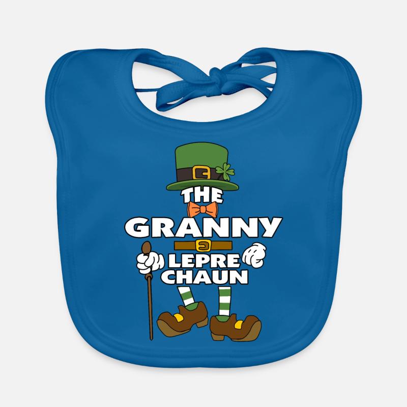 La Saint-Patrick de Granny Leprechaun Bavoir bio Bébé