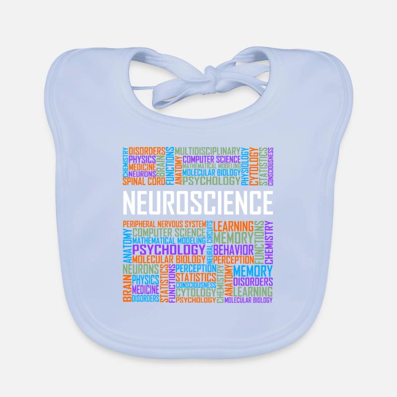 Neuroscience - Words Organic Baby Bibs