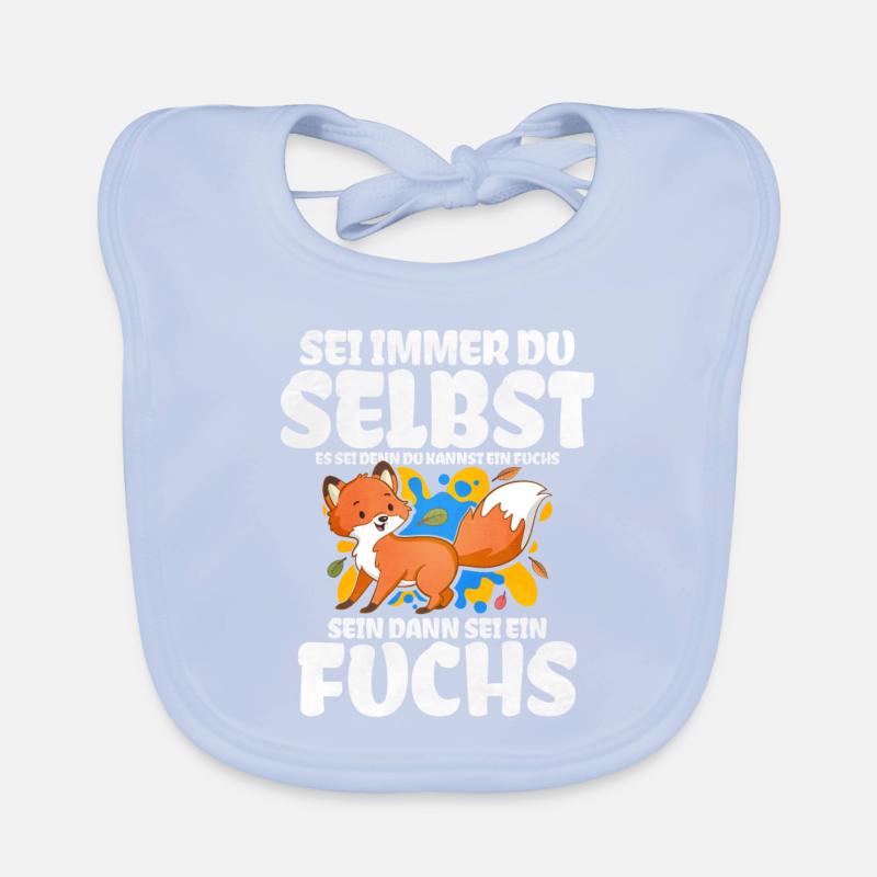 Fuchs Geschenk Baby Bio-Lätzchen