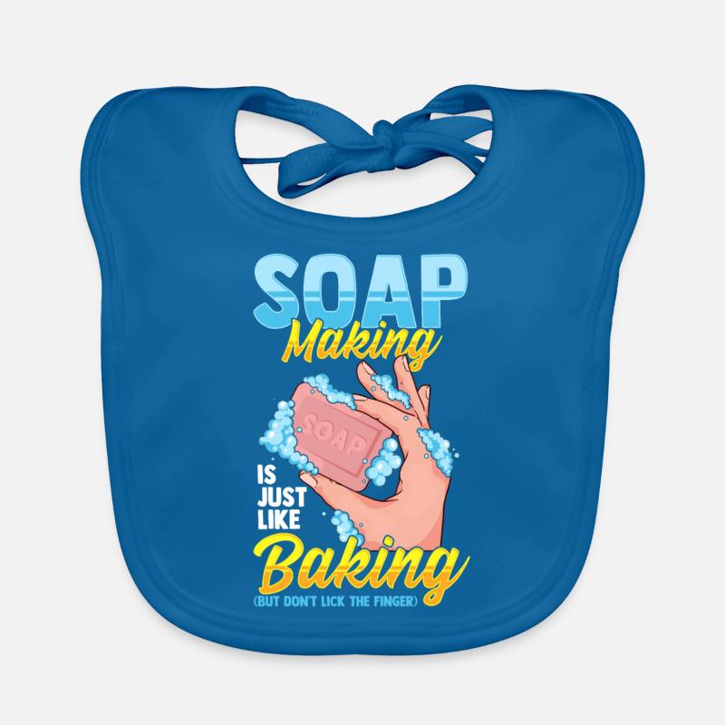 La fabrication du savon comme le support ne lèche pas le savon à doigts Bavoir bio Bébé