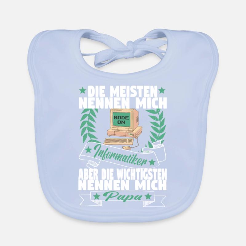 Entwickler Informatik Computer Programmierer Vater Baby Bio-Lätzchen