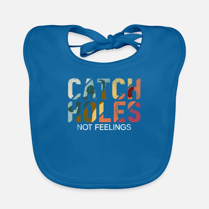 Cornhole Player Blind Hole - Funny Cornhole Organic Baby Bibs