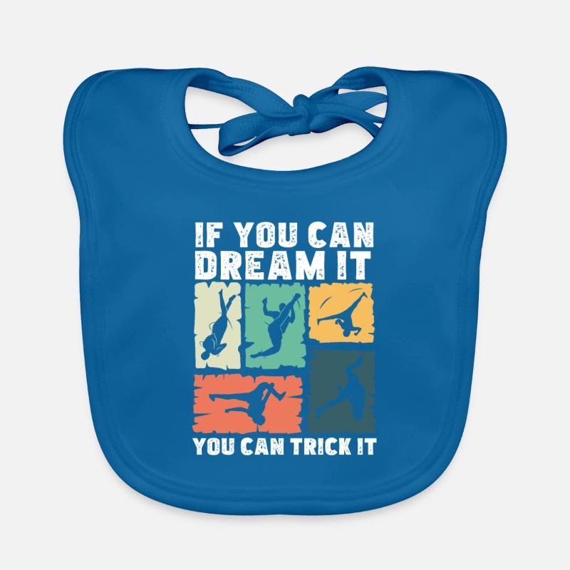 Tricking Dream It Trick It Funny Organic Baby Bibs