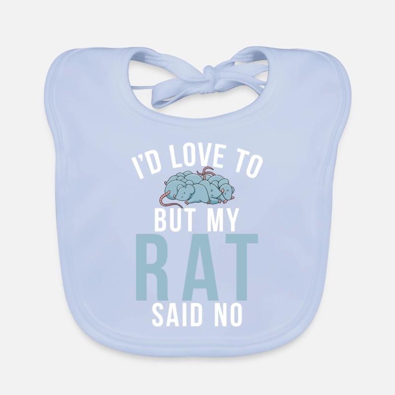 Rat Owner Gift Rats Lover Organic Baby Bibs