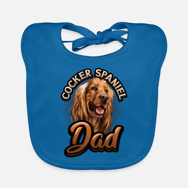 Cocker Spaniel Dad Baby Bio-Lätzchen