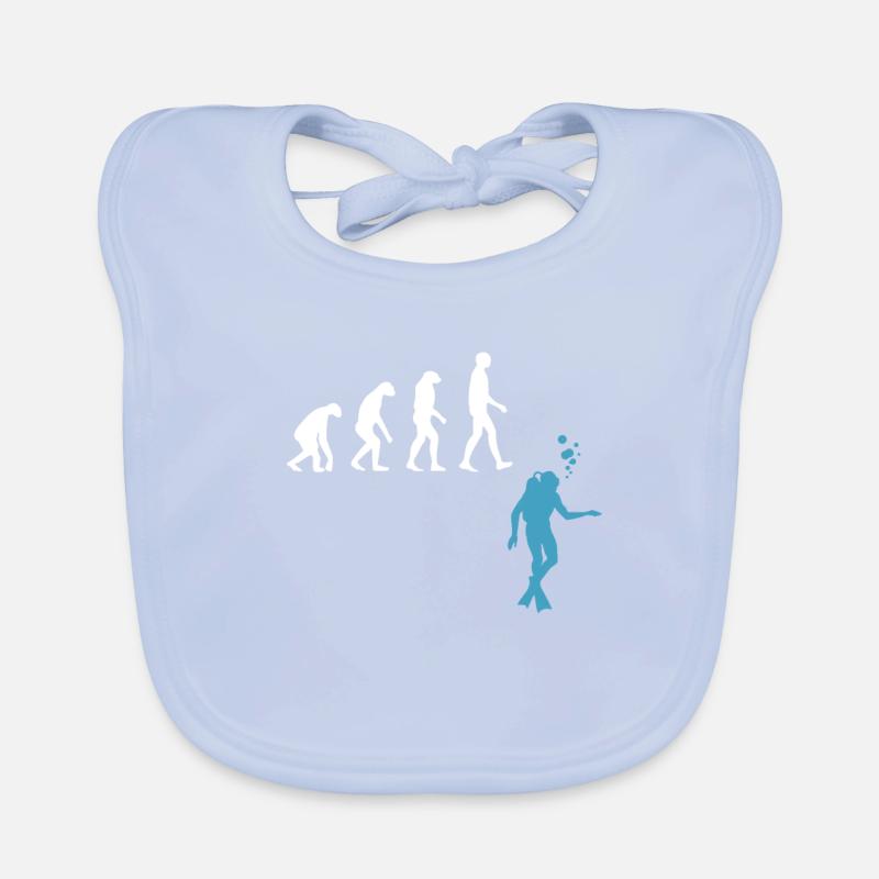 Scuba Diving Evolution Diving Fins Organic Baby Bibs