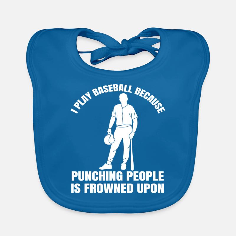 Équipe de baseball Joueurs de baseball Joueurs de baseball Bavoir bio Bébé
