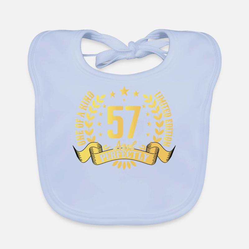 57 ans cadeau d’anniversaire 57 ans Bavoir bio Bébé