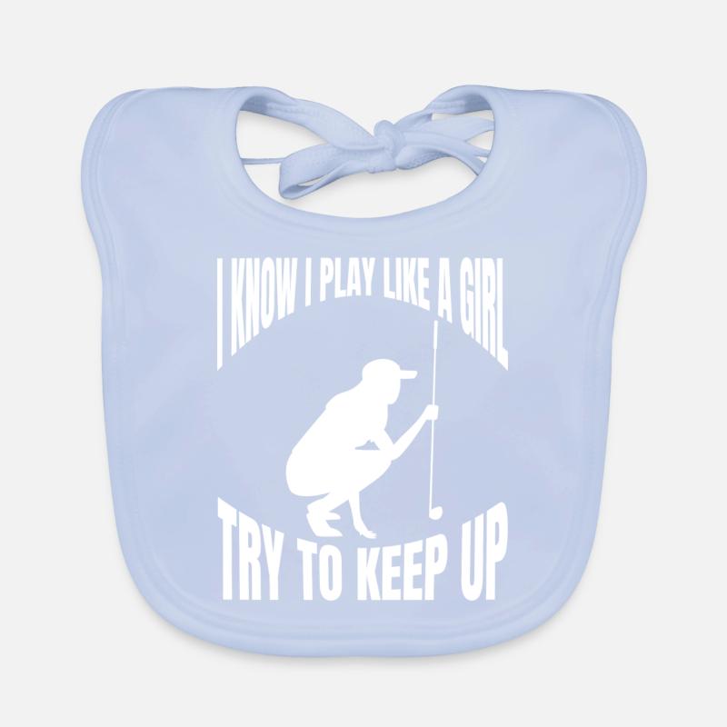 Golf Golf Golf Club Golf Terrain de golf Bavoir bio Bébé