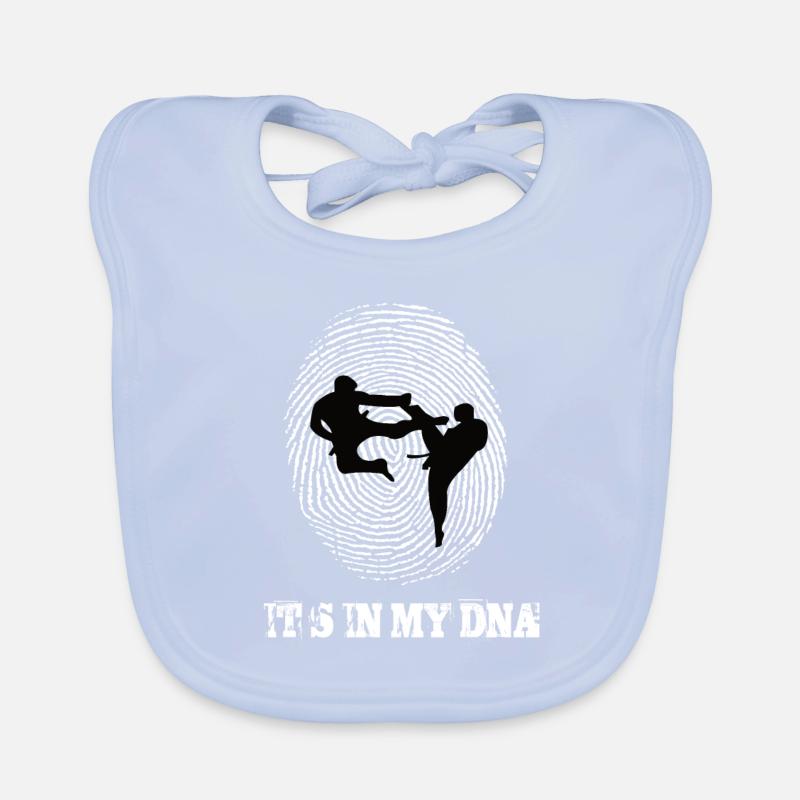 Le karaté est dans mon ADN Bavoir bio Bébé