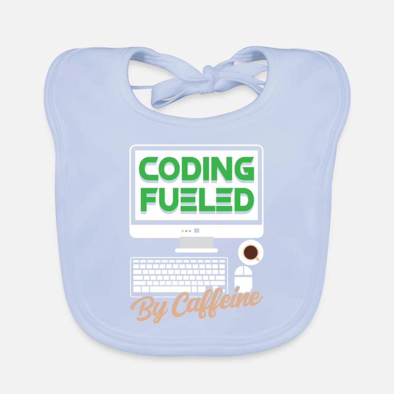 Programmation alimentée par le codage de la caféine Bavoir bio Bébé