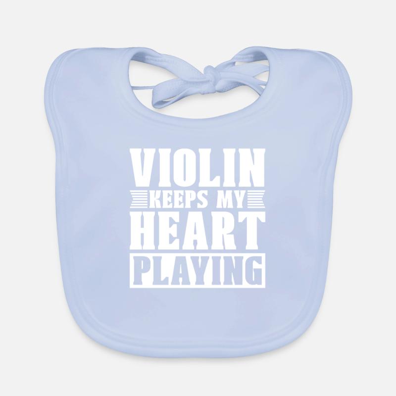 Violon Coeur de Violon Bavoir bio Bébé