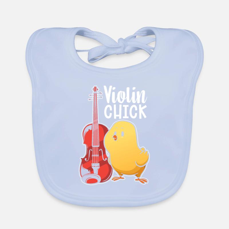 Violon Violon Drôle Bavoir bio Bébé