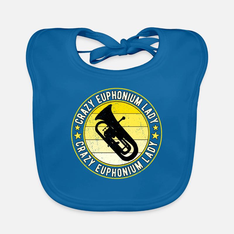 Euphonium Eufonium Euphonist Organic Baby Bibs