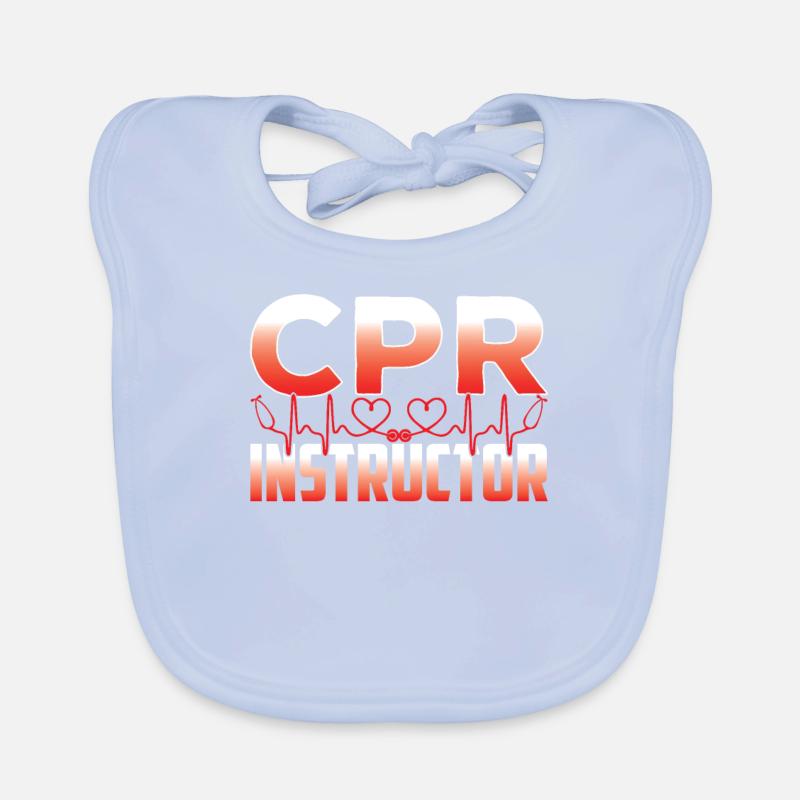 First Aid Course Instructor Emergency Measures Teacher Organic Baby Bibs