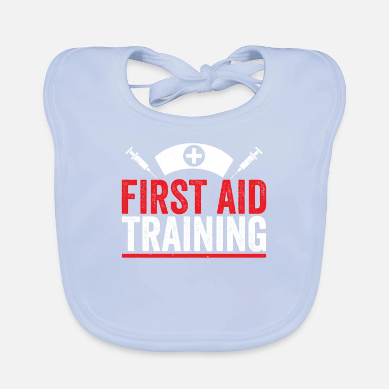 First Aid Training Teacher Course Trainer Organic Baby Bibs