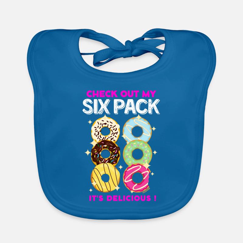 Regarde mon pack de six ! - Donuts Bavoir bio Bébé