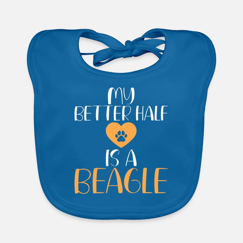 Beagle Gift Beagle Owner Organic Baby Bibs
