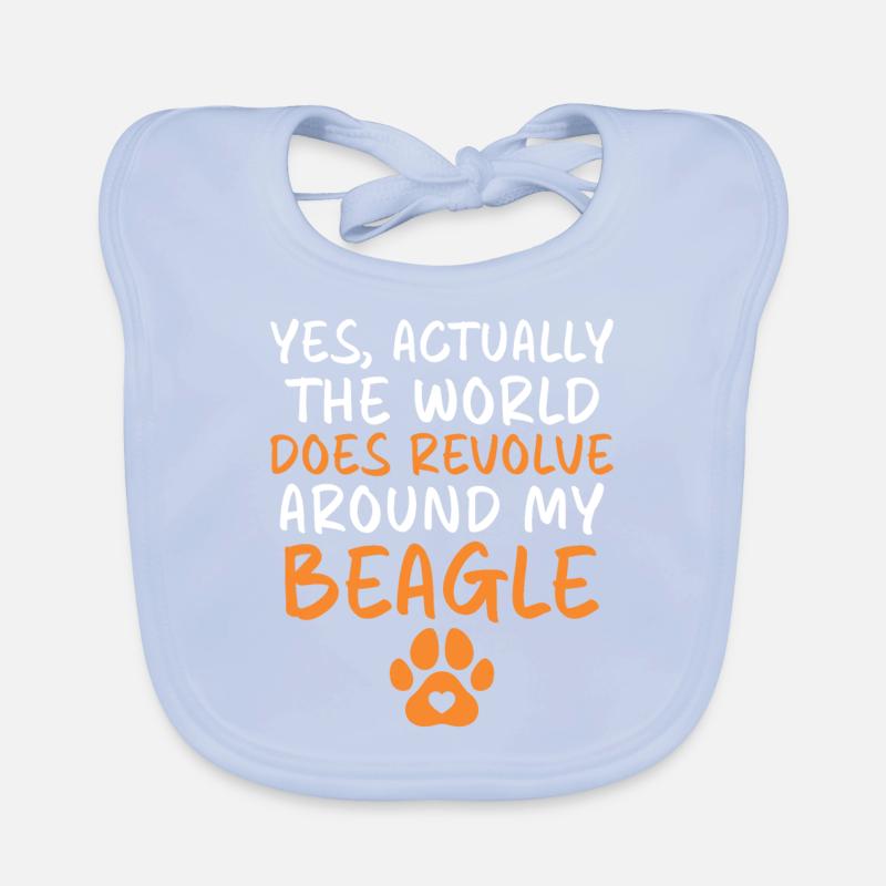 Beagle Geschenk Beagle Besitzer Baby Bio-Lätzchen