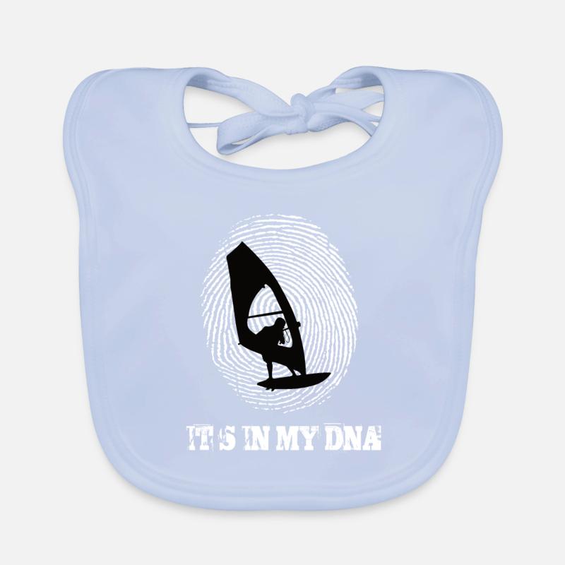 La planche à voile est dans mon ADN Bavoir bio Bébé