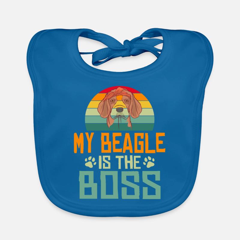 Beagle Gift Beagle Owner Organic Baby Bibs