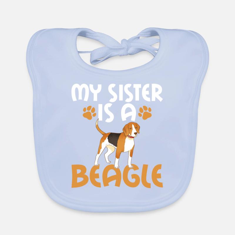 Beagle Cadeau Beagle Propriétaire Bavoir bio Bébé